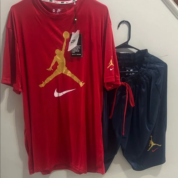 Nike Red and Navy Sports Set with Gold Accents - Picture 9 of 11